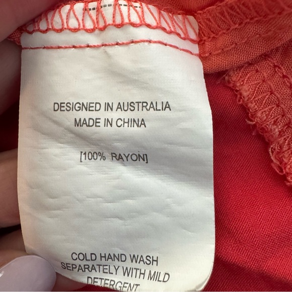 Petal & Pup Pink Pull On  MIDI Skirt. Size Small - Picture 7 of 9